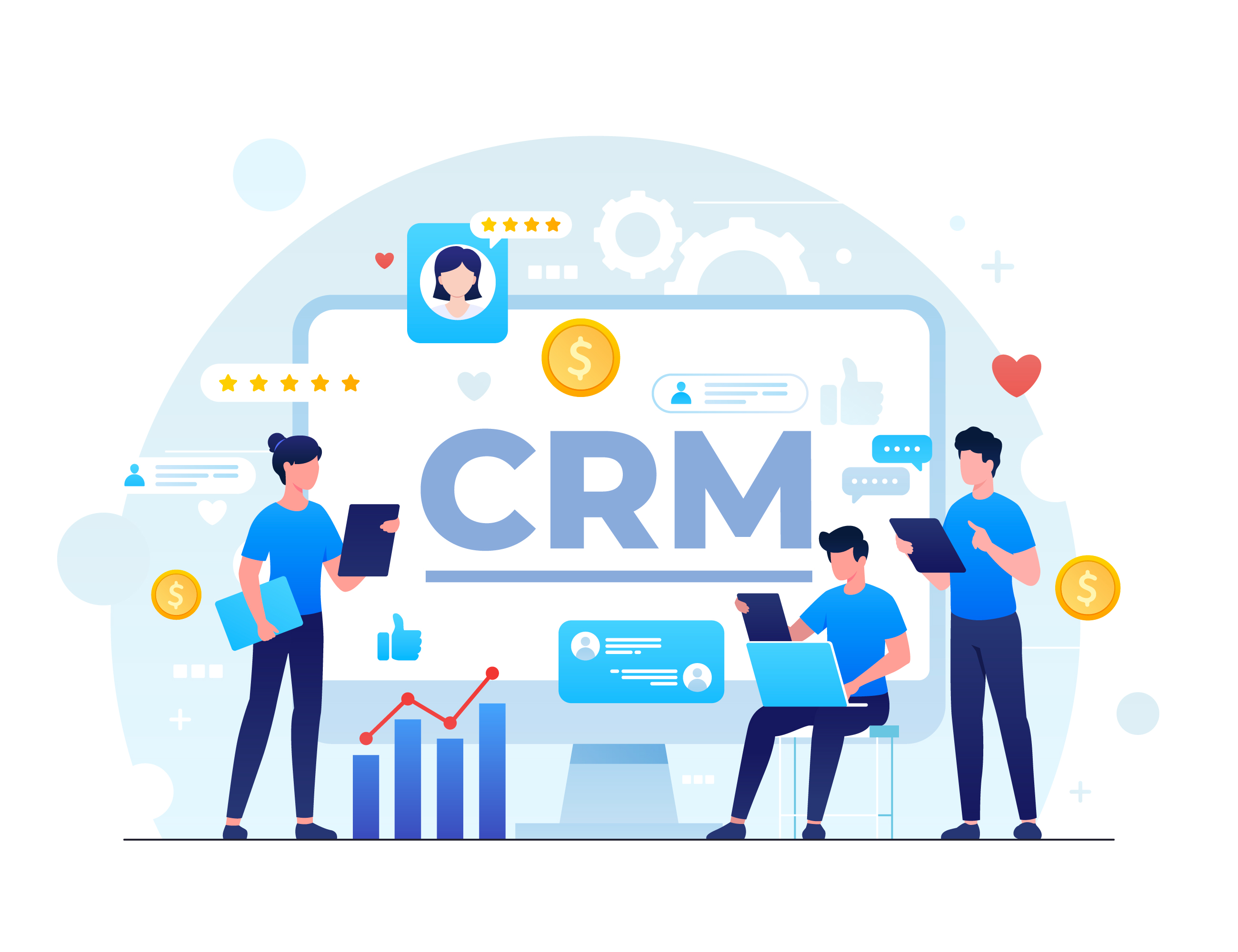 CRM transition numérique | Freepik